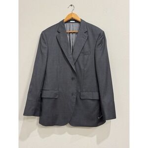 Peter millar Sport Coat Blazer 44 R Gray Wool